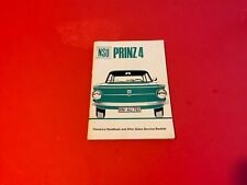 Nsu prinz owners for sale  PETERBOROUGH