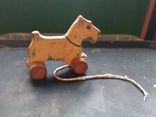Vintage wooden dog for sale  BRACKNELL