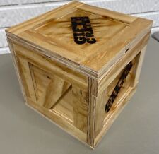 Wooden Shipping  Gift Crate 9" x 9" x 9" With Lid Free Shipping, used for sale  Shipping to South Africa