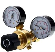 GAS BOTTLE PRESSURE FLOW REGULATOR DUAL GAUGE ARGON CO2 NITROGEN MIG TIG WELDING for sale  Shipping to South Africa