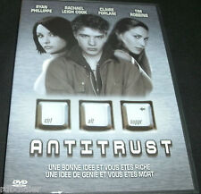 ANTITRUST DVD - Ryan Phillippe,Rachael Leigh Cook,Claire Forlani,Tim Robbins d'occasion  Lorient