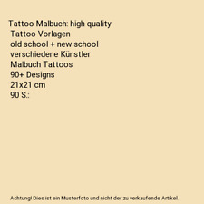 Tattoo malbuch high gebraucht kaufen  Trebbin