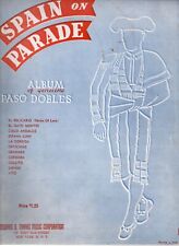 España en Desfile Álbum de Genuino Paso Dobles 1936 PB Partituras El Relicario segunda mano  Embacar hacia Argentina