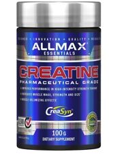 ALLMAX Creatine Pharmaceutical Grade 100g Increase Muscle Mass Date 2025 for sale  Shipping to South Africa