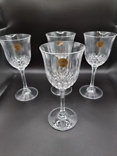 Hermoso conjunto de 4 vasos de vino de cristal segunda mano  Embacar hacia Argentina