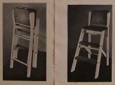 Folding Step Ladder Stool 1943 HowTo Build PLANS for sale  Shipping to South Africa