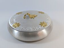 Hammered 'Silver 99' Lidded Bon Bon Dish With Dividers 7" Diameter for sale  Shipping to South Africa