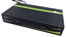 Conmutador Ethernet Gigabit no administrado de 8 puertos TRENDnet GREENnet TEG-S80G con adaptador segunda mano  Embacar hacia Argentina