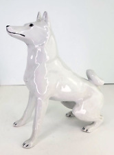 Usado, Estatueta de porcelana vintage branca Husky Siberiano Cachorro Filhote Lomonosov Rússia comprar usado  Enviando para Brazil