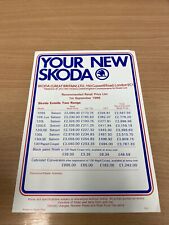 Skoda range price for sale  NEWCASTLE UPON TYNE