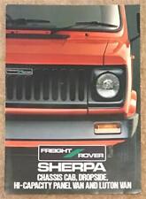Freight rover sherpa for sale  LEICESTER