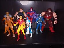 Marvel Legends The Brother Hood Magneto, Blob, Sabertooth, Jaggernut, Pyro,, used for sale  Shipping to South Africa