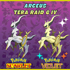 POKEMON VIOLETA ESCARLATE⚡ ARCEUS ⚡ TERA RAID BEST • 6 IV • TODOS OS MOVIMENTOS • PLACAS comprar usado  Enviando para Brazil