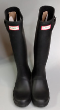 Hunter Boots Women's Original Adjustable Back Rain Boots Waterproof Black Size 8 for sale  Shipping to South Africa
