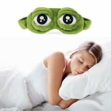 Divertida Pepe The Frog Sad Frog 3D Máscara para Ojos Dibujos Animados Peluche Máscara para Dormir (S60) segunda mano  Embacar hacia Argentina