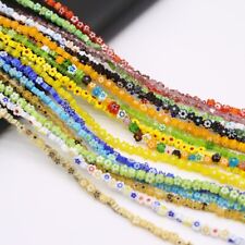 6mm colorido Millefiori flor vidrada vidro solto contas para joias fazendo DIY comprar usado  Enviando para Brazil