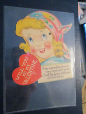 Vintage valentine card for sale  MABLETHORPE