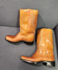 Cowboy boots tan for sale  Pittsburgh