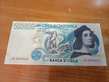 Italia banconota 500.000 usato  Carbonia