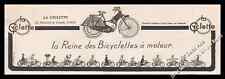 Publicité cyclette bicyclette d'occasion  Villeneuve-l'Archevêque