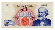 Italia banconota 1000 usato  Vittorio Veneto