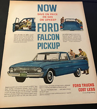 1961 Ford Falcon Ranchero Pickup Truck - Vintage Impressão Original Anúncio/Arte de Parede comprar usado  Enviando para Brazil