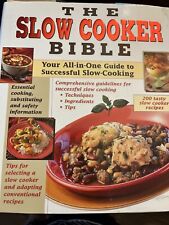 Livro de receitas bíblico The Slow Cooker guia para cozinhar fogão lento de sucesso capa dura, usado comprar usado  Enviando para Brazil