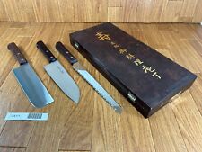 Lote dañado de cuchillos de cocina de chef japonés juego hocho de Japón CA111, usado segunda mano  Embacar hacia Argentina