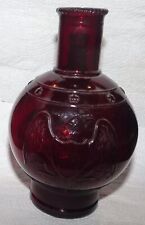 Garrafa de vidro Wheaton Ruby Red Eagle 6" garrafa, usado comprar usado  Enviando para Brazil