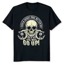 NEW LIMITED Billiards Skull Pool Snooker Billiard Ball Table Nine Ball T-Shirt for sale  Shipping to South Africa