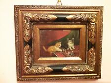 Gatti dipinto olio usato  Roma