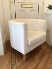 Cream armchair mint for sale  DUMBARTON