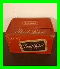 Usado, Cerveja Carling Black Label Vintage 1960 ~ Caixa de cerveja de papelão revestida de plástico rara comprar usado  Enviando para Brazil