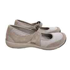 Used, Dansko Hennie Women's Suede Mesh Mary Jane Shoes Stone Gray Beige  Sz40(9-9.5) for sale  Shipping to South Africa