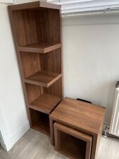 walnut corner shelf unit for sale  IRVINE