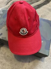 Moncler red cap. for sale  BIRMINGHAM