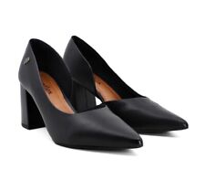 Sapatos Usaflex Comfort elegantes com enchimento preto UE 35/EUA tamanho 4 couro preto comprar usado  Enviando para Brazil