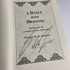 Firmado: Canción de Hielo y Fuego Ser.: Danza con dragones de George R.R. Martin segunda mano  Embacar hacia Argentina
