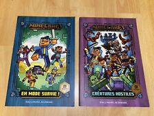 Lot livres minecraft d'occasion  Limoges-