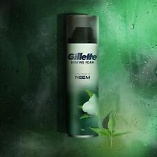 Espuma de neem preafeitado Gillette para crema de afeitar 196 gm segunda mano  Embacar hacia Mexico