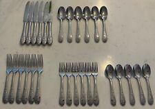 Used, Towle 18/10 Stainless Flatware Hibiscus 29 PC for sale  Shipping to South Africa