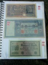 German banknotes marks for sale  OSWESTRY