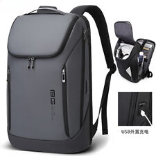 Mochila para laptop 17.3 grande impermeável mochilas de negócios carregamento USB masculina nova comprar usado  Enviando para Brazil