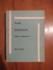 Giuseppe verdi falstaff usato  Firenze