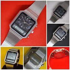 Rare Citizen Analog Digital TV watch, ref. 41 - 8111, Chronograph, Alarm, 1980s, used for sale  Shipping to South Africa