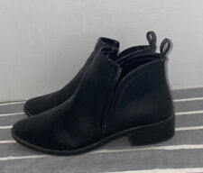Merona Women Black Ankle Boots Shoe Size 8.5, used for sale  Fresno