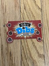 Imán de helado nevera de colección años 90 Edy's Dibs promoción publicidad postre lácteo segunda mano  Embacar hacia Argentina