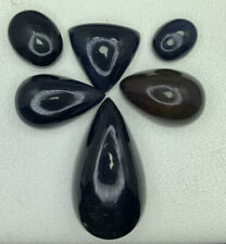 Pedra preciosa natural etíope opala preta cabine 35 quilates, usado comprar usado  Enviando para Brazil