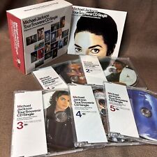 Usado, Michael Jackson Tour Souvenir CD Single SOMENTE NO Japão 5 x 5" CD BOX SET ESCA-5703~7 comprar usado  Enviando para Brazil