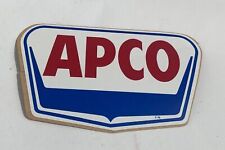 Vintage apco sticker for sale  USA